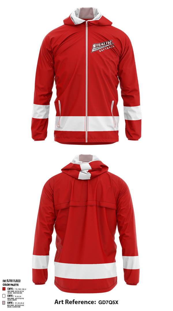 Stealth Softball Org 44677915 Windbreaker - 2