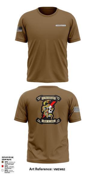 42D FRSD 51820737 Short Sleeve Performance Shirt - 6