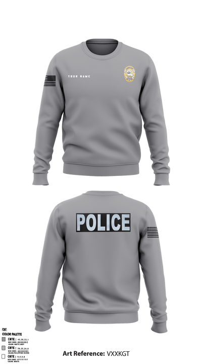 Church Point Police 92600366 Crew Neck Sweatshirt - 2