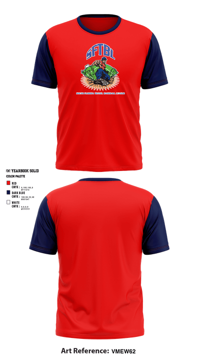 SOUTH FLORIDA TRAVEL BASEBALL LEAGUE 472700 Short Sleeve Performance Shirt - 3