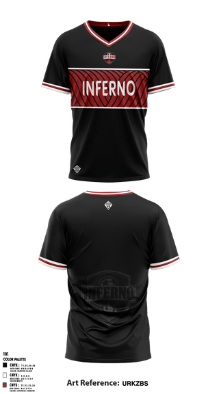 Idaho Inferno Soccer Club Supporter Store 52991520 Mens Soccer Jersey - 1