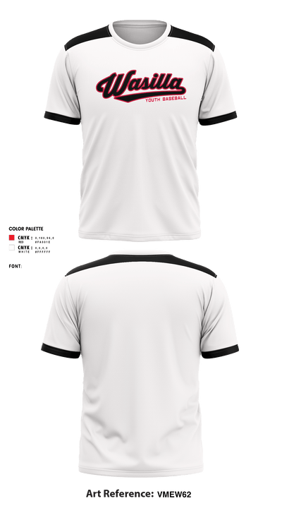 Wasilla Youth Baseball League 27960010 Short Sleeve Performance Shirt - 4