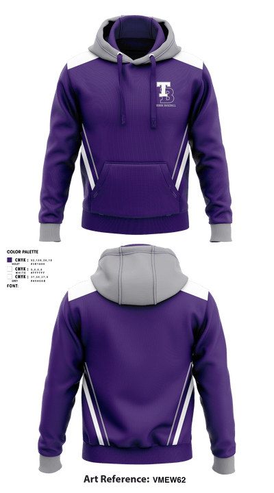 Triboh Baseball 74350973 Hoodie - 1