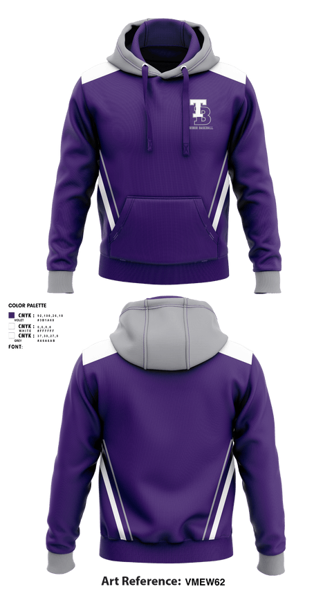 Triboh Baseball 74350973 Hoodie - 1