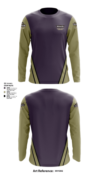 Desert Hills Lacrosse 55906786 Long Sleeve Performance Shirt - 1