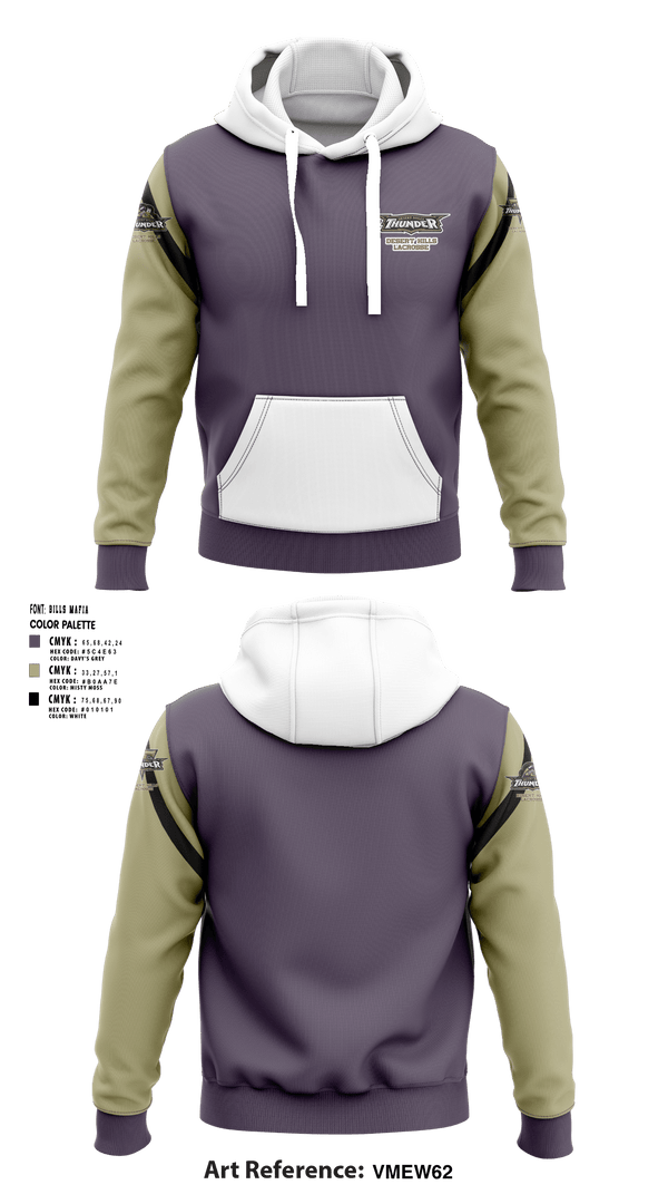 Desert Hills Lacrosse 55906786 Hoodie - 1