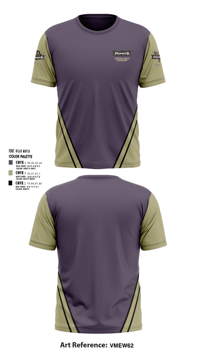 Desert Hills Lacrosse 55906786 Short Sleeve Performance Shirt - 1