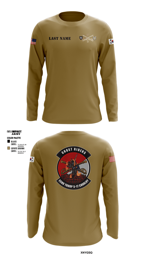 E/5-17 15402429 Long Sleeve Performance Shirt - 8