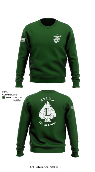 3/7 Lima 3plt 22608583 Crew Neck Sweatshirt - 2