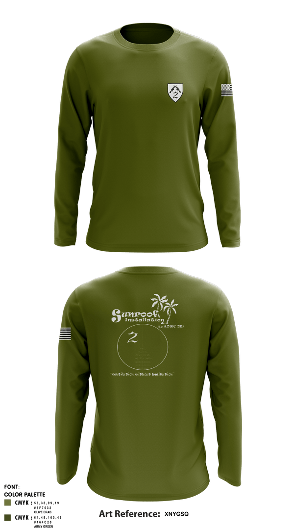 AOWC Unit 2 DM 1150009 Long Sleeve Performance Shirt - 4