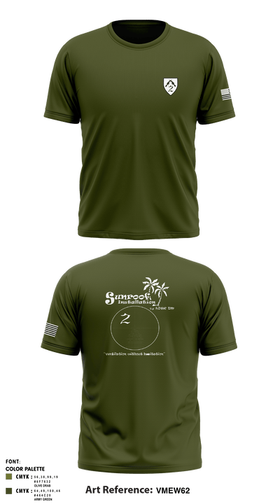 AOWC Unit 2 DM 1150009 Short Sleeve Performance Shirt - 3