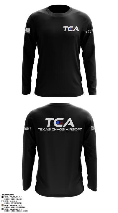 Texas Chaos 81023929 Long Sleeve Performance Shirt - 6