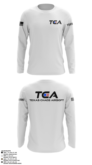 Texas Chaos 81023929 Long Sleeve Performance Shirt - 7