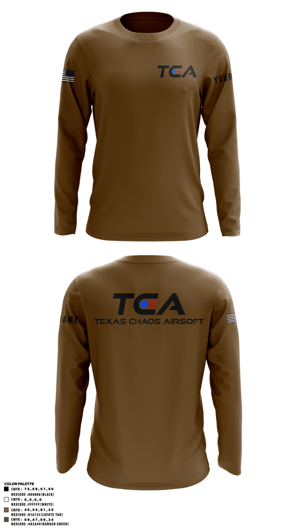 Texas Chaos 81023929 Long Sleeve Performance Shirt - 4