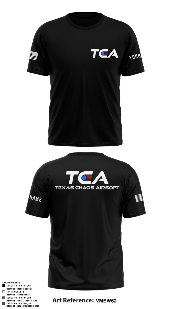 Texas Chaos 81023929 Short Sleeve Performance Shirt - 6