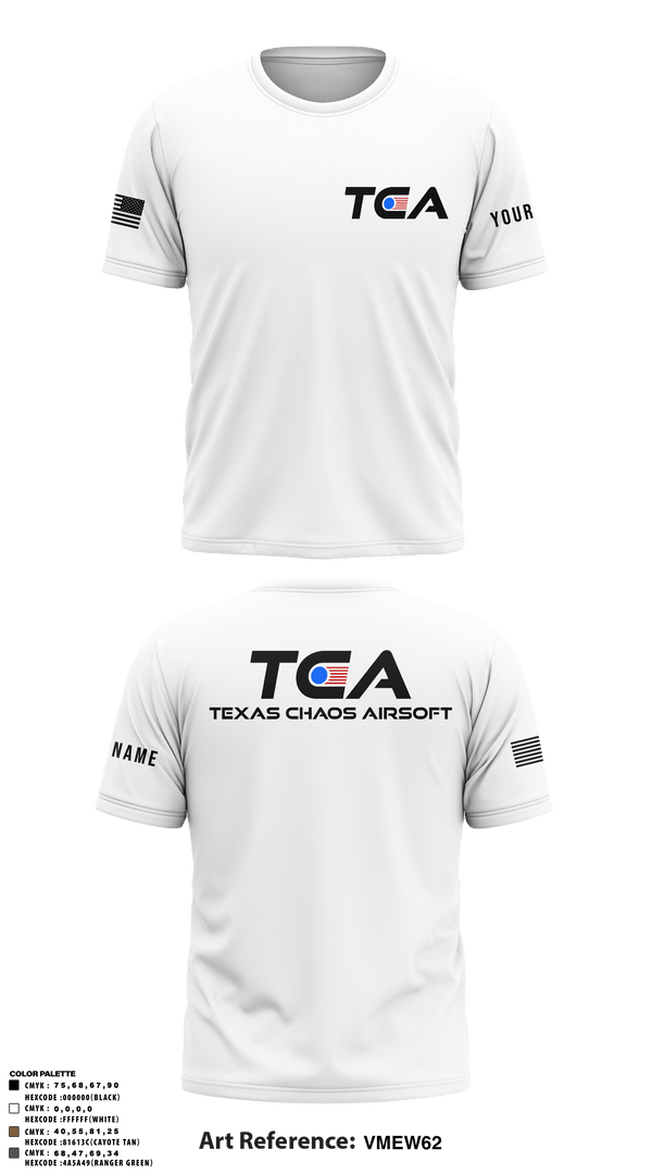Texas Chaos 81023929 Short Sleeve Performance Shirt - 7