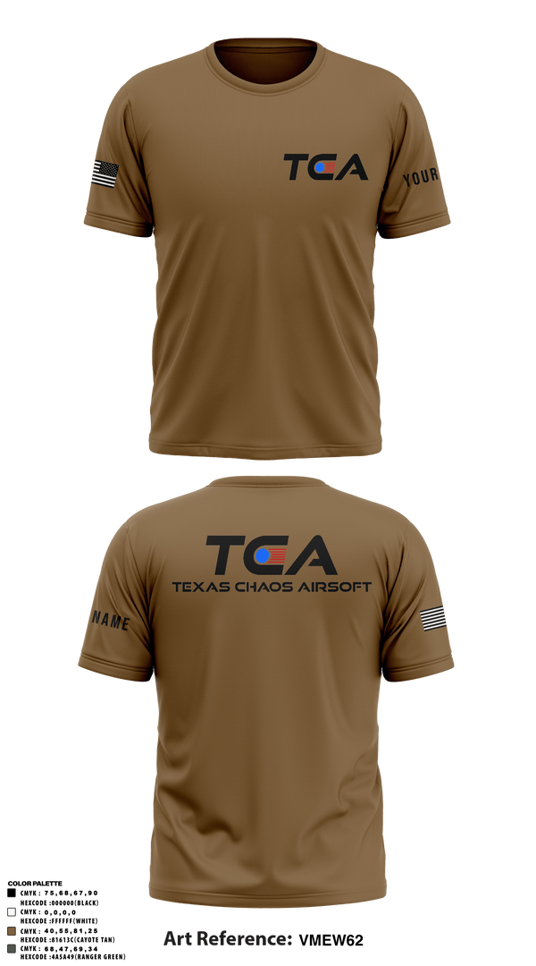 Texas Chaos 81023929 Short Sleeve Performance Shirt - 4