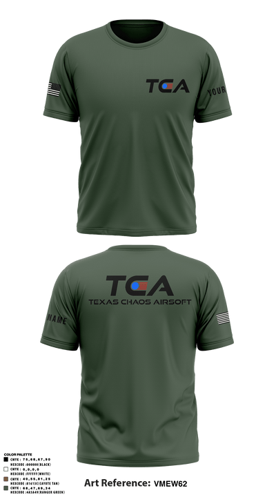 Texas Chaos 81023929 Short Sleeve Performance Shirt - 5