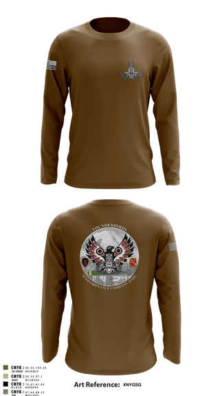 707th OD CO (EOD) 59109694 Long Sleeve Performance Shirt - 3