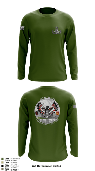 707th OD CO (EOD) 59109694 Long Sleeve Performance Shirt - 4