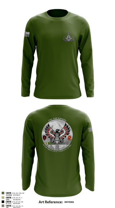 707th OD CO (EOD) 59109694 Long Sleeve Performance Shirt - 4