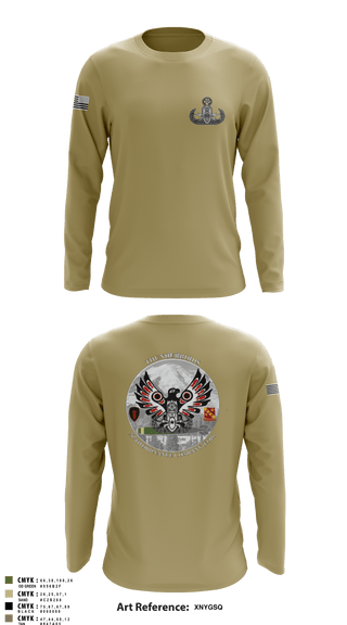 707th OD CO (EOD) 59109694 Long Sleeve Performance Shirt - 5