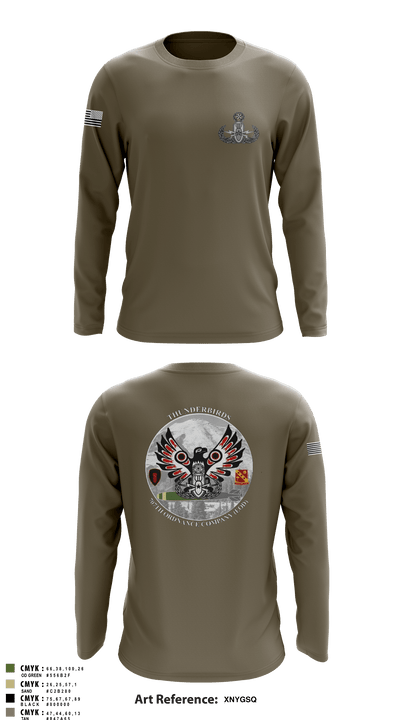 707th OD CO (EOD) 59109694 Long Sleeve Performance Shirt - 6