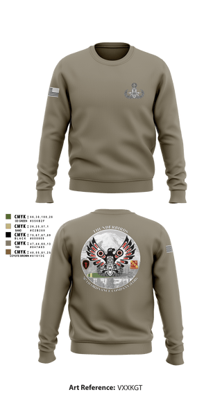 707th OD CO (EOD) 59109694 Crew Neck Sweatshirt - 10