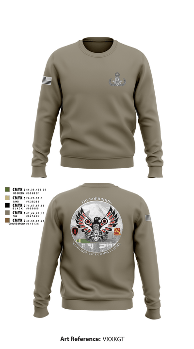 707th OD CO (EOD) 59109694 Crew Neck Sweatshirt - 10
