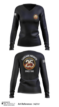 AFRD Company 25 95984984 Women's Long Sleeve V-neck Shirt - 3