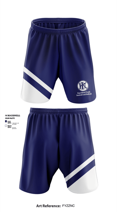 Kent Island Youth Softball 28747832 Athletic Shorts With Pockets - 1