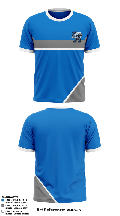 Dana Hills Dolphins 47693622 Short Sleeve Performance Shirt - 1
