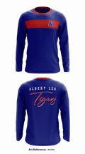 Albert Lea Tigers 978698 Long Sleeve Performance Shirt - 1
