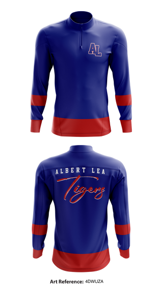 Albert Lea Tigers 978698 Quarter Zip Jacket - 1