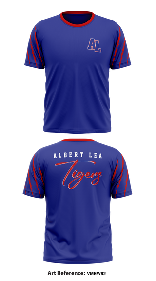 Albert Lea Tigers 978698 Short Sleeve Performance Shirt - 1