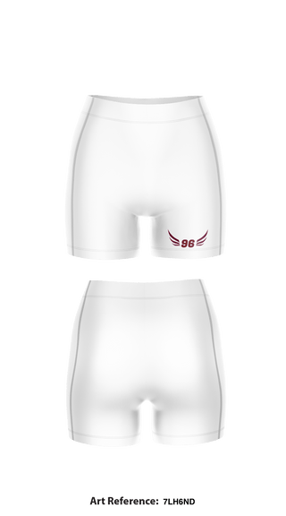 Ninety Six high school track and field 9377994 Women's Compression Shorts - 5