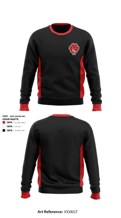 Colleyville Heritage High School Cheer 64869886 Crew Neck Sweatshirt - 2