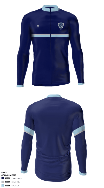 Steamboat Soccer Club 6712619 Long Cycling Jersey - 2