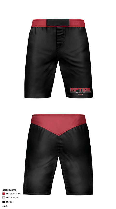 Riptide Wrestling Club 56669001 Fight Shorts - 1