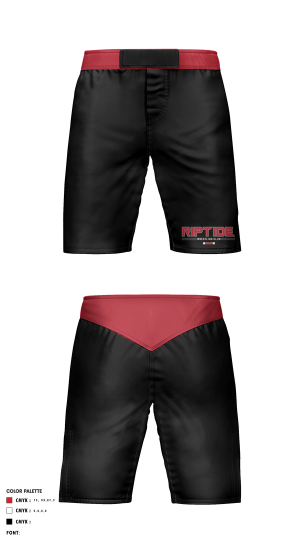 Riptide Wrestling Club 56669001 Fight Shorts - 1