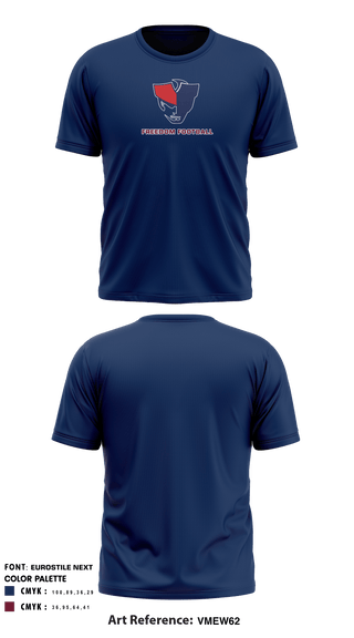 Freedom High School Football 72021125 Short Sleeve Performance Shirt - 7