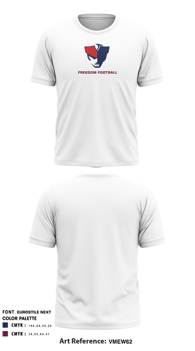 Freedom High School Football 72021125 Short Sleeve Performance Shirt - 5