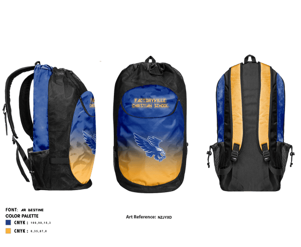 Factoryville Christian School 78112632 Gear Bag - 1
