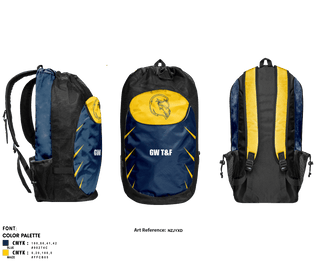 George Washington track and field 9961451 Gear Bag - 5
