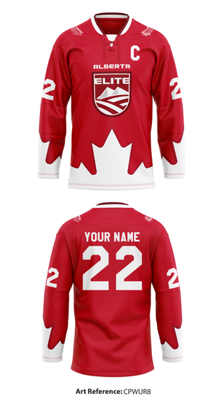 Alberta Elite 745638 Hockey Jersey - 3