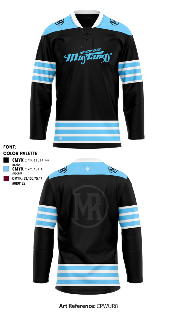 Mountain Range High School 39679914 Hockey Jersey - 2