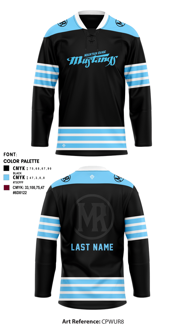 Mountain Range High School 39679914 Hockey Jersey - 3