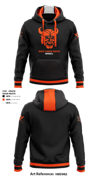 North canton Hoover Vikings baseball 77649881 Hoodie - 4