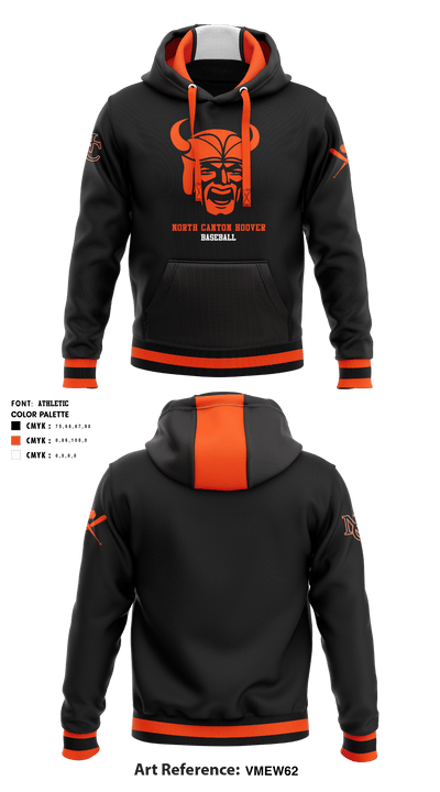 North canton Hoover Vikings baseball 77649881 Hoodie - 4