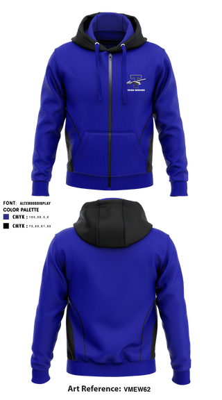 Triana Warriors 49643300 Zip Hoodie - 1